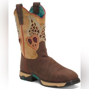 Western Heart & Wings Cowboy Boots